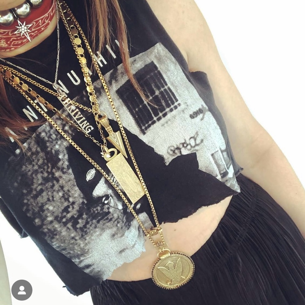 Gold Necklace Dylanlex archived piece